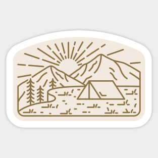 Sunrise Camp Sticker